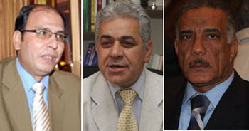 ملف:المستشار زكريا عبد العزيز وحمدين صباحى وعادل السنهورى.jpg