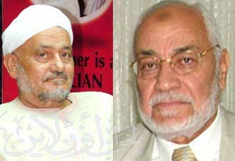 المرشد العام يعزي الشاعرأمين الديب في وفاة زوجته.jpg